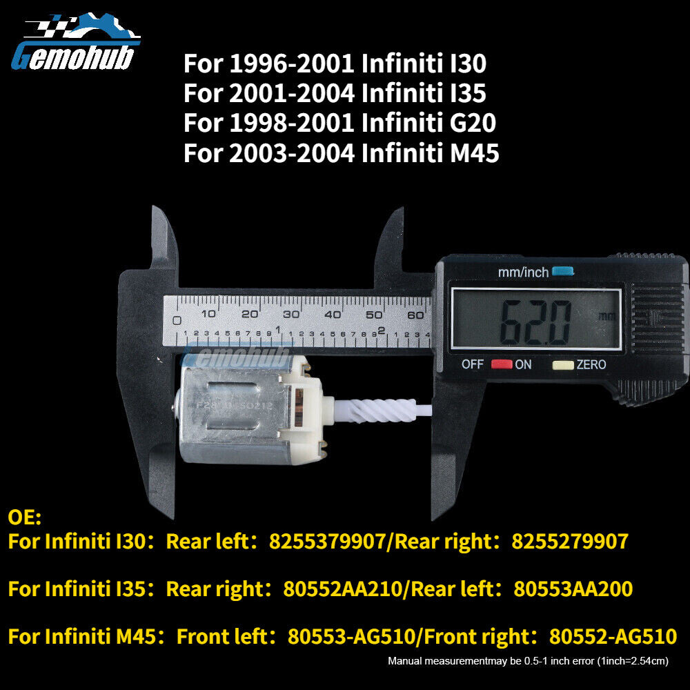 Door Lock Motor for Infiniti 1996-01 I30 01-2004 I35 1998-2001 G20 2003-2004 M45