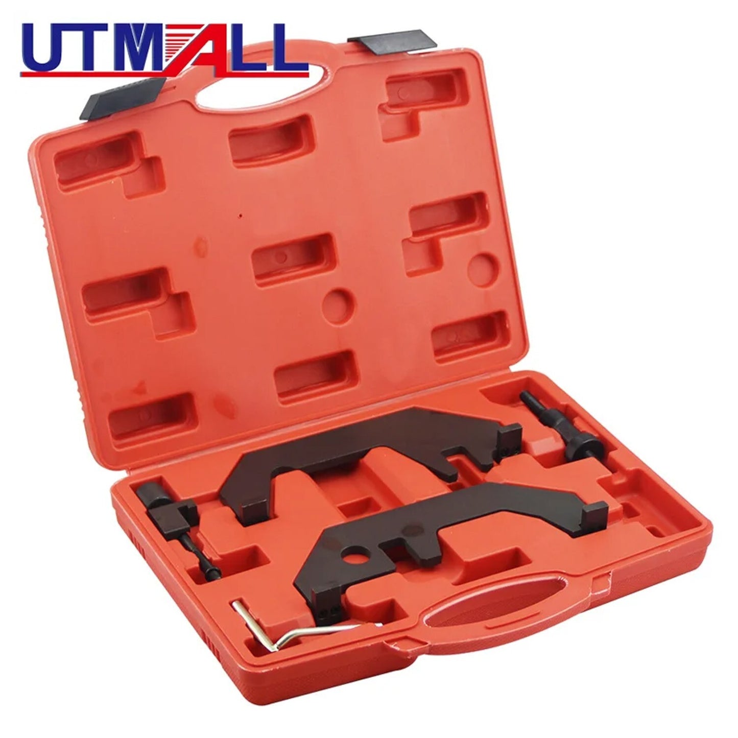 Engine timing tool kit for BMW N62, N62TU, and N73 engines.
