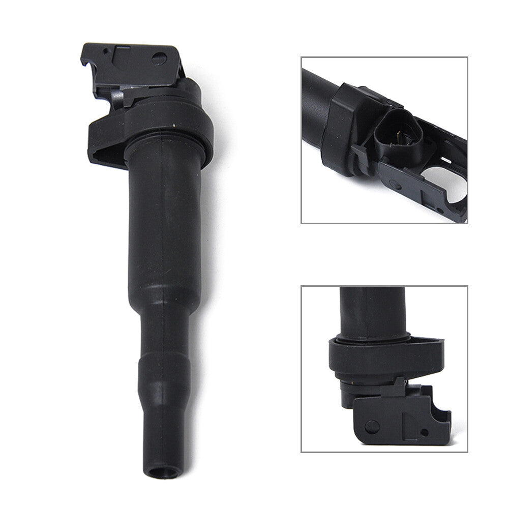 for BMW 1x Ignition Coil Updated W/ Connector Boot 0221504470 12138616153 Q