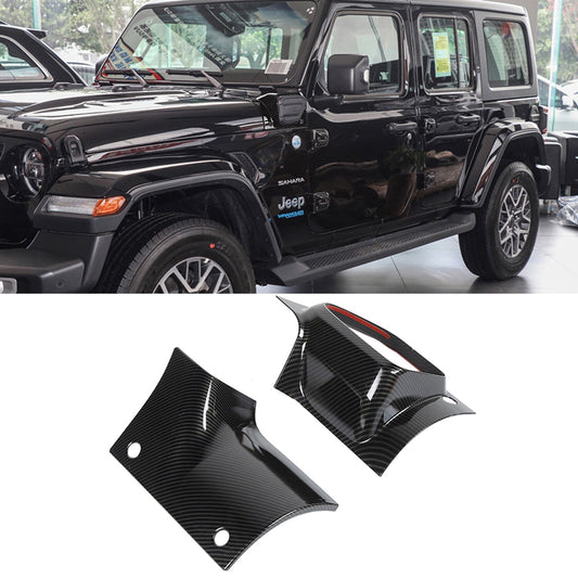 for Jeep for Wrangler JL 4xe 2021-2023 Hood Side Cowl Body Armor Cowl Cover Carbon