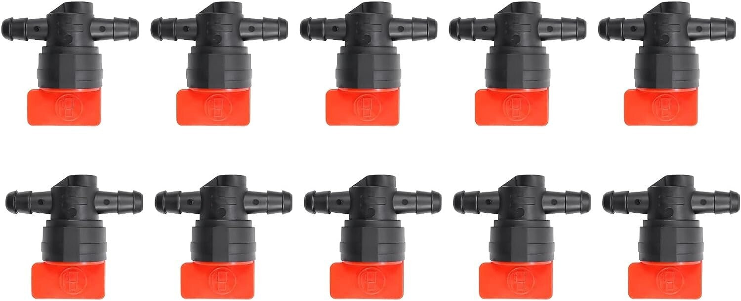10 PCS 1/4 Fuel Shut Off Valve Gas Fuel Cut Off Valve for Oregon 07-406 Toro