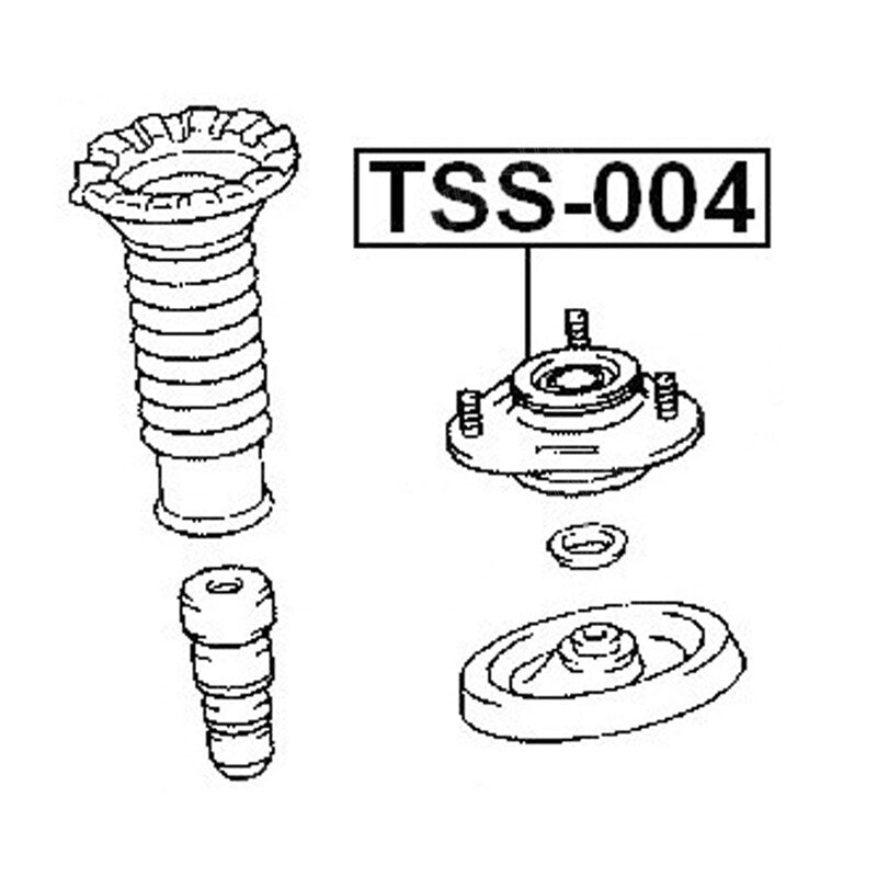 TSS-004 front shock absorber support for 2000-2008 for Corolla 48609-12430- n