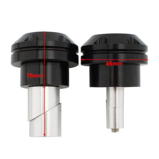 Aluminum Alloy Front Axle Nut Covers Black / Chrome for BMW R18 Motorcycle