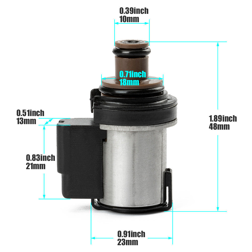 3-piece torque converter locking solenoid valve for Subaru Lineartronic CVT TR580 690- v