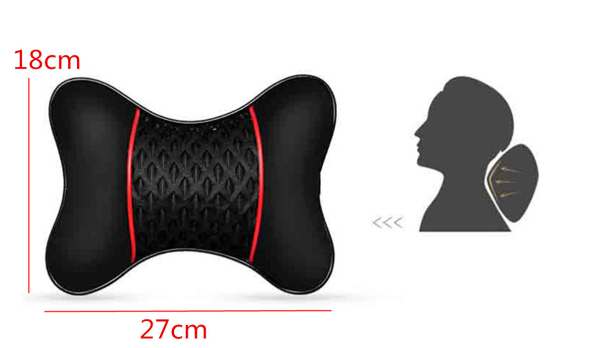 Travel Pillow Neck Support Head Rest Pad 2pcs Car Soft Cushion Four Seasons Q