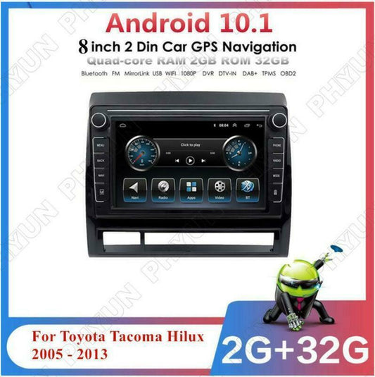 for Toyota Tacoma Hilux 05-13 Android 10.1 Stereo Radio GPS WiFi Player 2GB+32GB