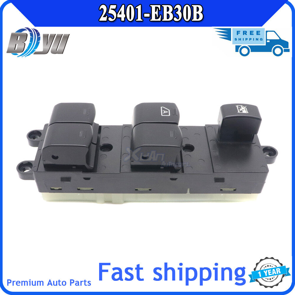 Main window control switch for Pathfinder SE LE XE4.0L V6 25401-EB30B - v