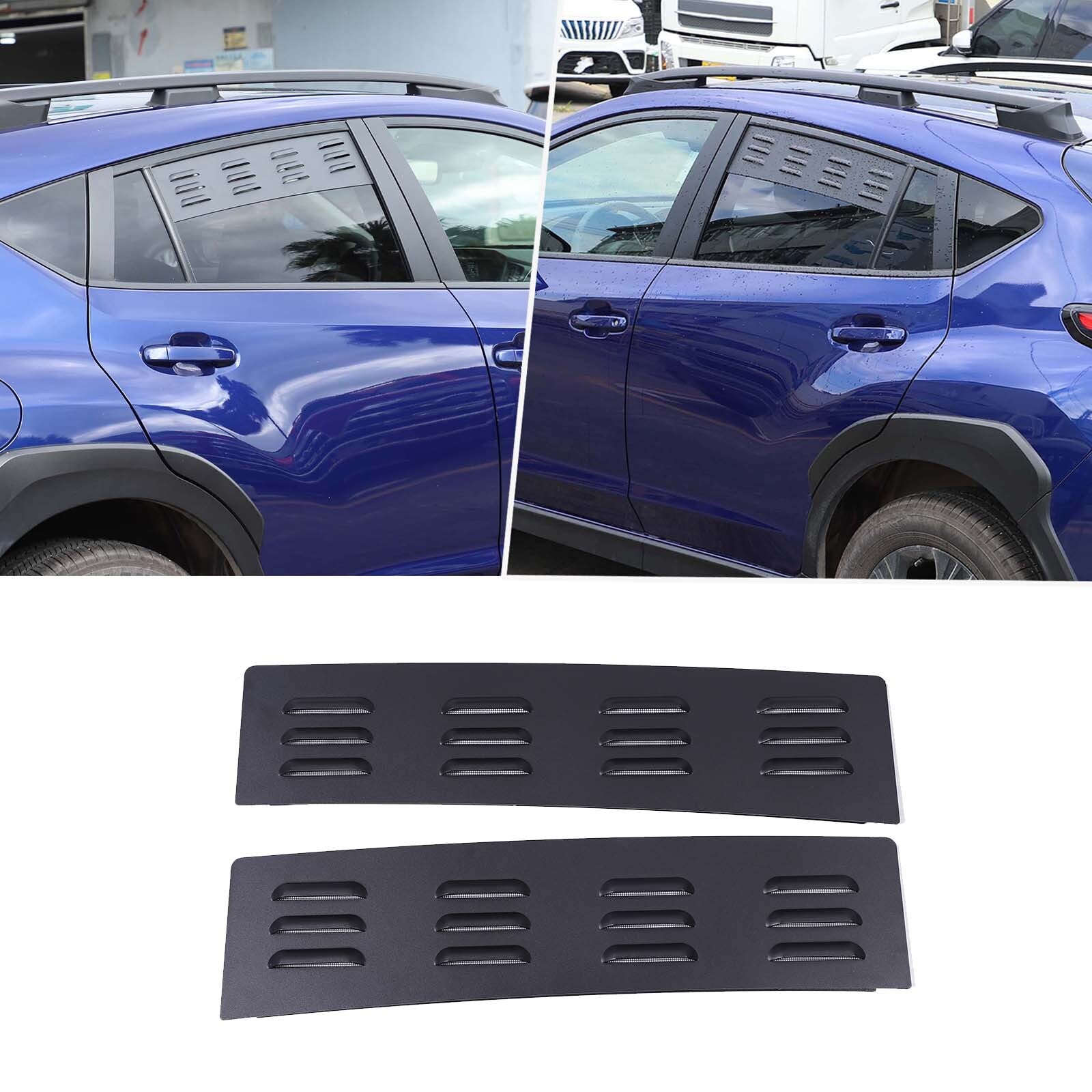 Rear window louver ventilation cover trim for Land Rover for Defender 2004 - 2019