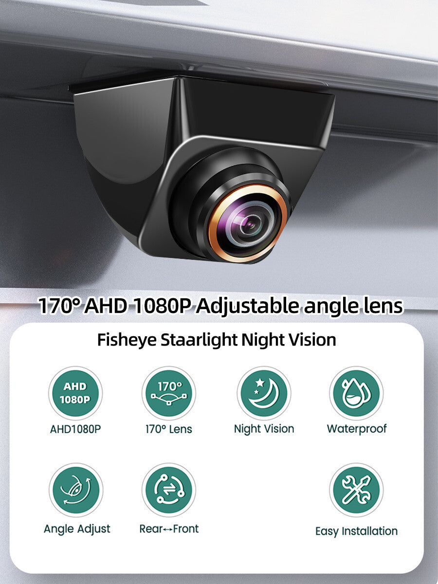 Fisheye Lens High Definition AHD Car Rearview Backup Camera, Waterproof Reversing Parking Camera n