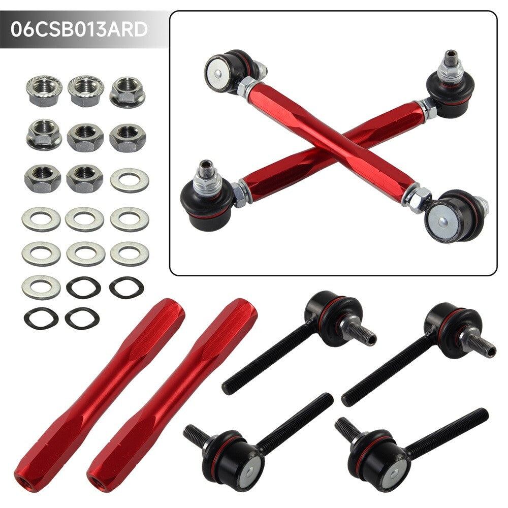 Antiroll Sway Bar Adjustable Drop Links 10mm x 210-260mm for BMW E46 E28 E32 E34