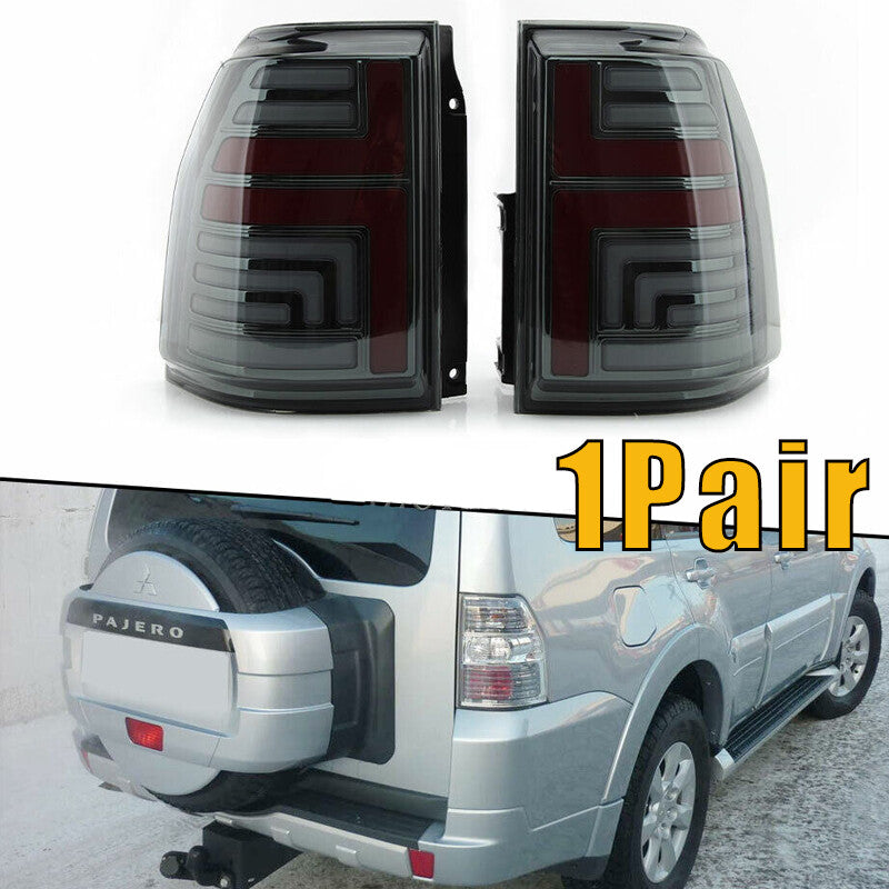 PAIR TAIL LIGHT LED REAR BRAKE STOP LAMP for MITSUBISHI PAJERO V93 V97 V98 06-20