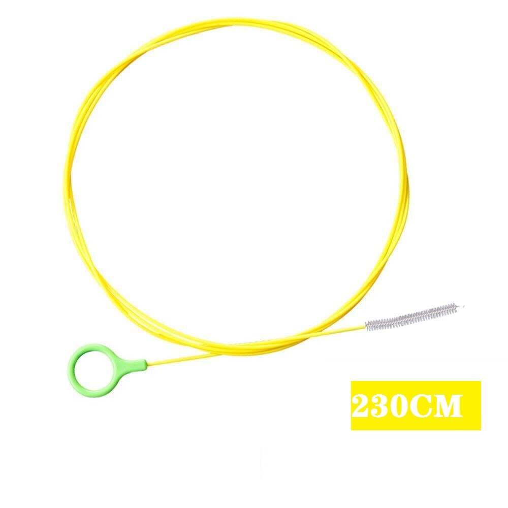 2 x 230 cm Cleaning Brush Flexible Car Drain Dredging Sunroof Tool Universal n