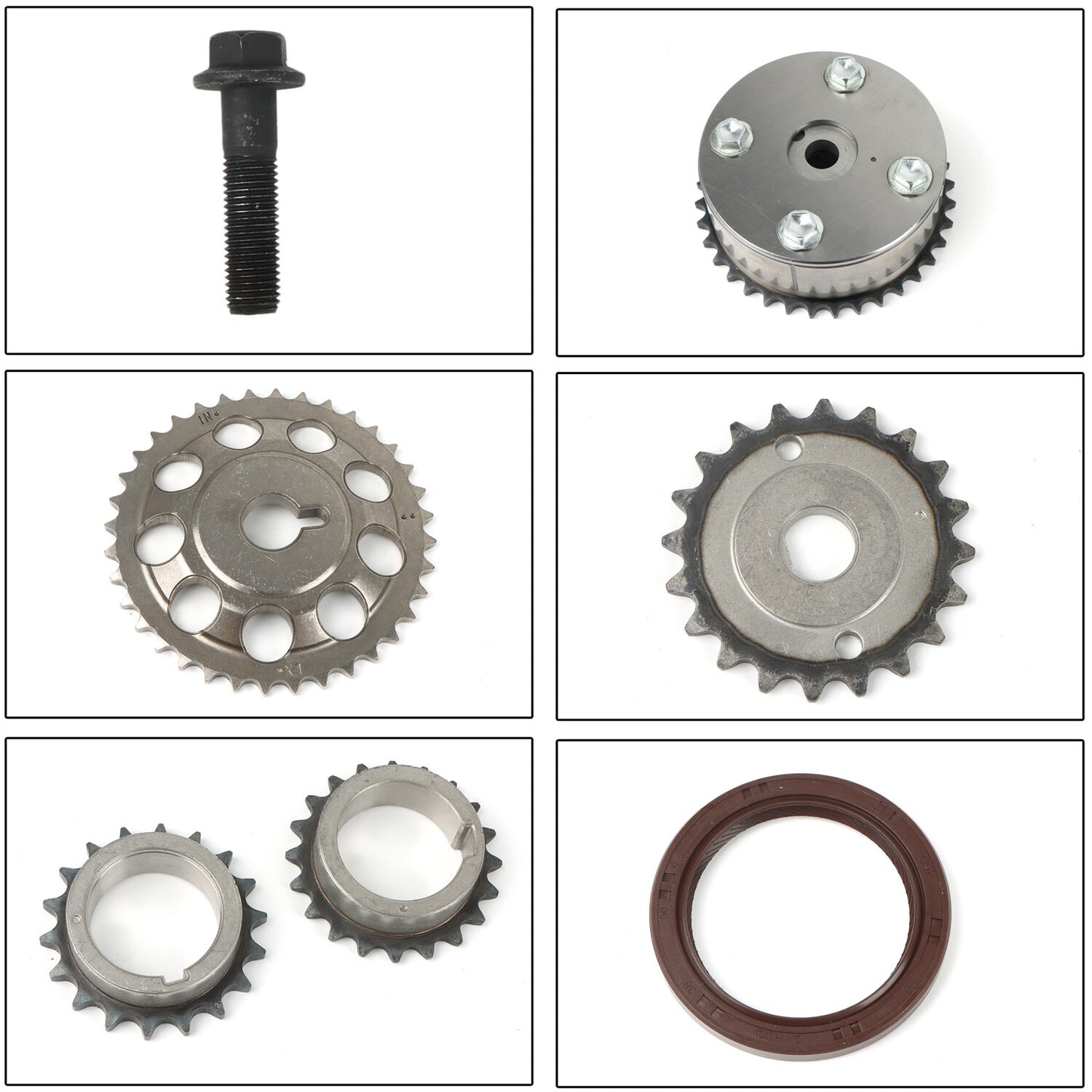Timing Chain Kit Fit for Toyota for Pontiac DOHC 2.0L 2.4L 16v 1AZFE 2AZFE 01-11