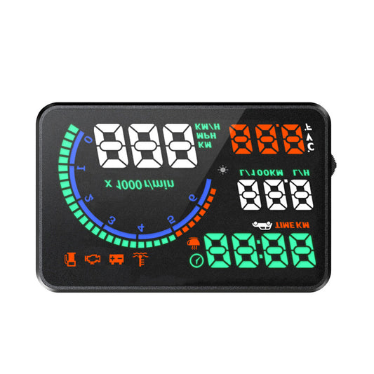 1PCS 5.5'' HUD Head-up Display Car Digital Car Display Speed Projector Part v