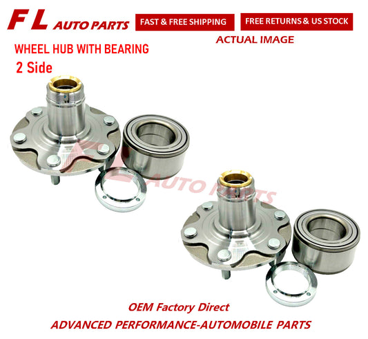 Front Wheel Hub  Bearing For 95-07 for Toyota Tacoma Tundra Sequoia 43502-35160 2PC