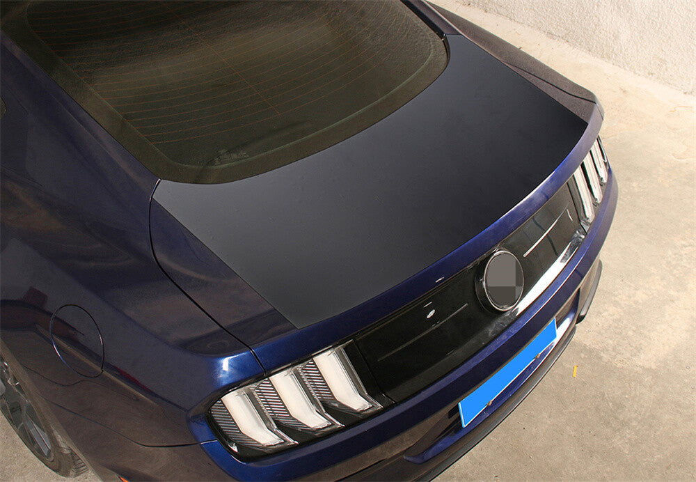 PVC Black Car Rear Trunk Tailgate Decal Sticker Cover for Ford for Mustang 2015-2023