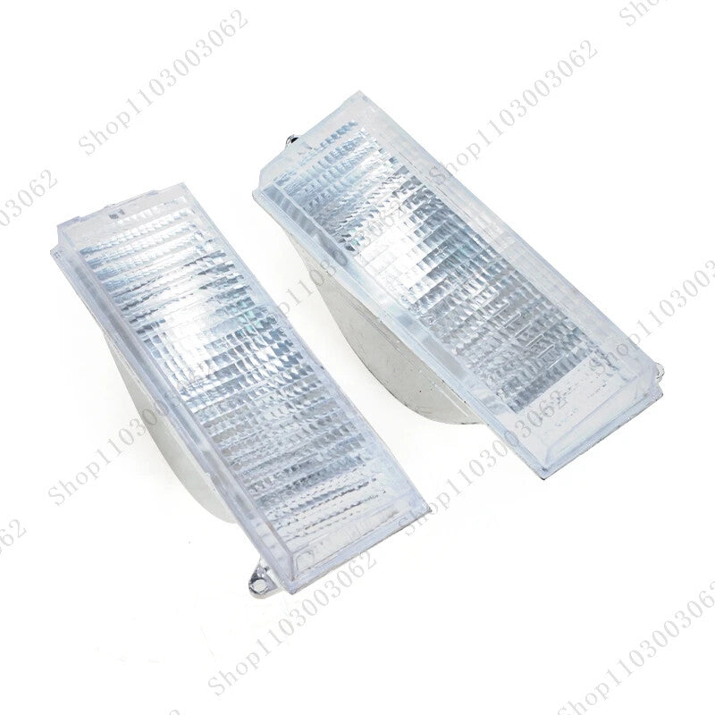 1Pair Front Bumper Fog Light Running Lamp for Jeep Cherokee Base 1984-93 No Bulb