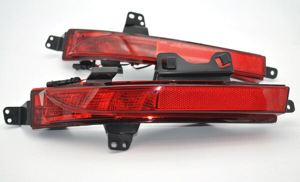2x Red REAR BUMPER Fog Reflector light for Land Rover Discovery Sport L550 14-17 v