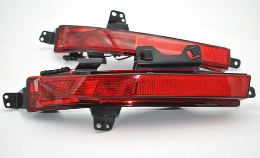2x Red REAR BUMPER Fog Reflector light for Land Rover Discovery Sport L550 14-17 v