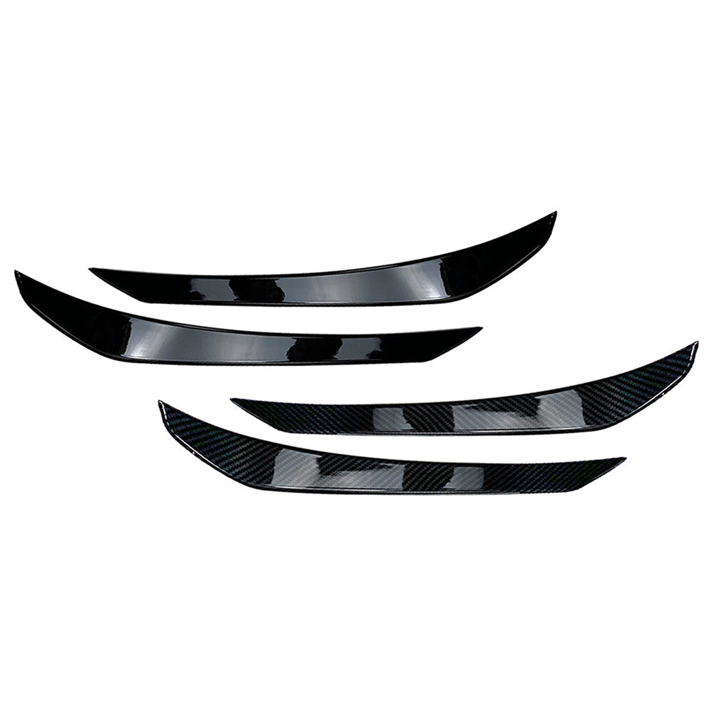 2x Front Bumper Lip Splitter Spoiler for Mercedes-Benz GLB X247 2020-2021 Black