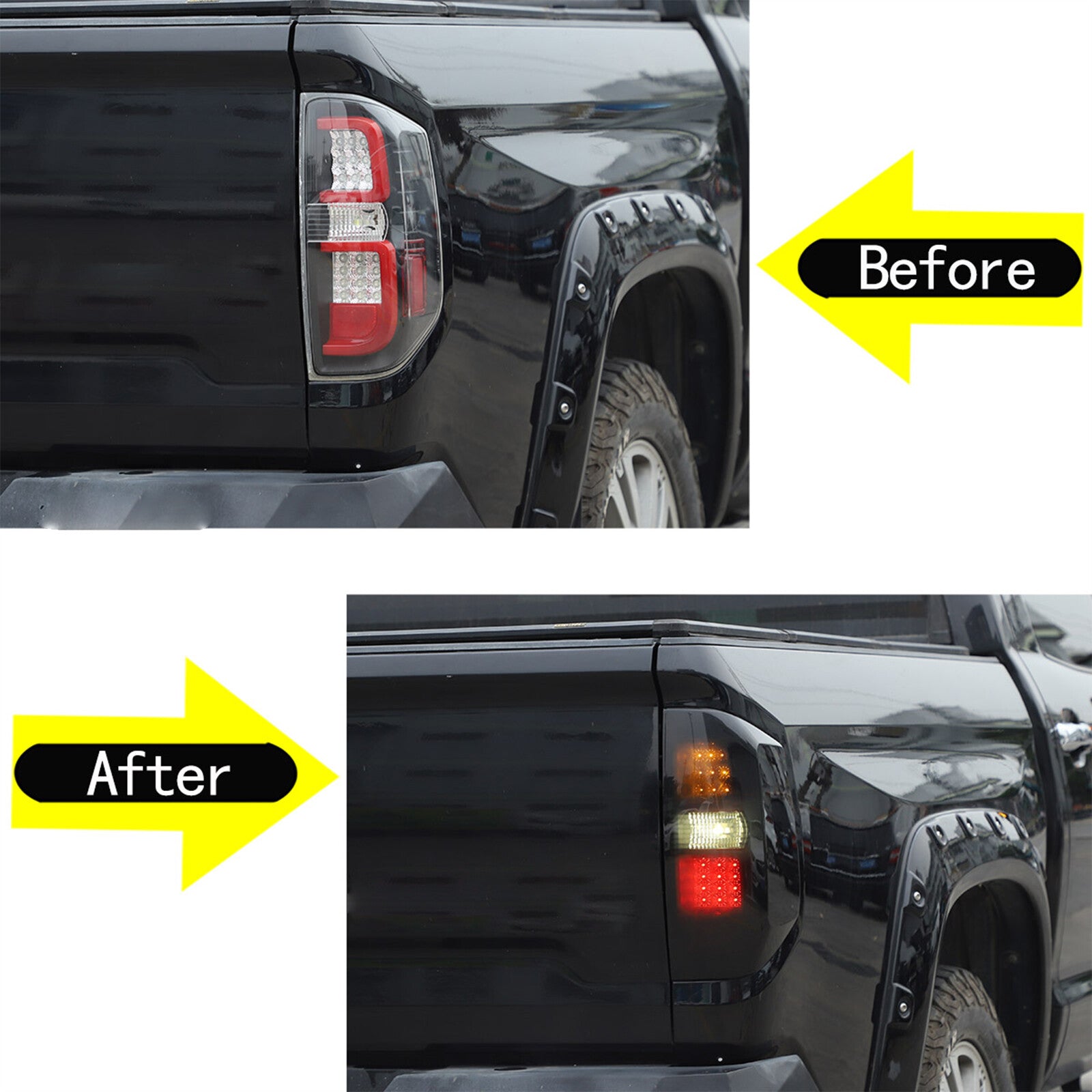 Smoked taillight/brake light cover trim for Tenderra 2007 - 2021 n