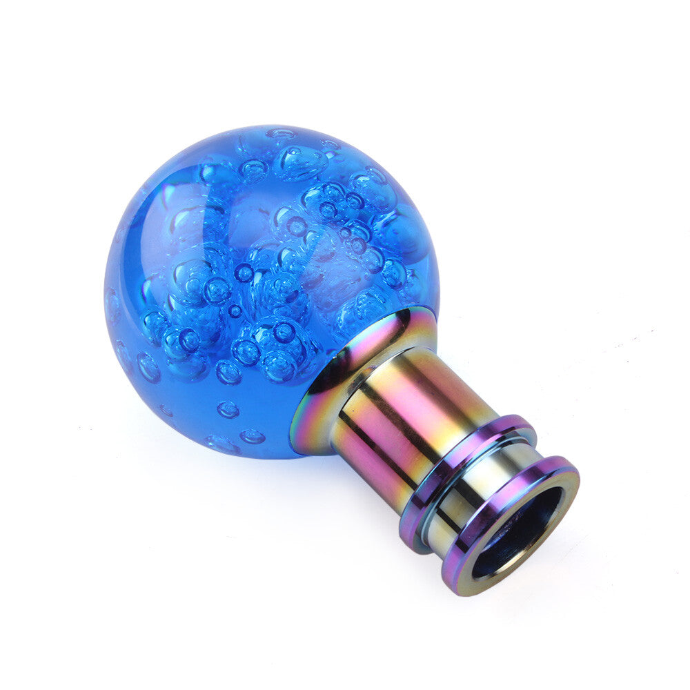 33mm Shift Knob Ball Manual Transmission Gear Shift Knob Crystal Bubbles Acylic