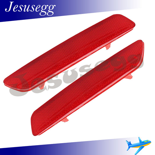 2pcs Fit for 2010 2011 for HONDA for CR-V LeftRight Side Rear Bumper Reflector Light Q
