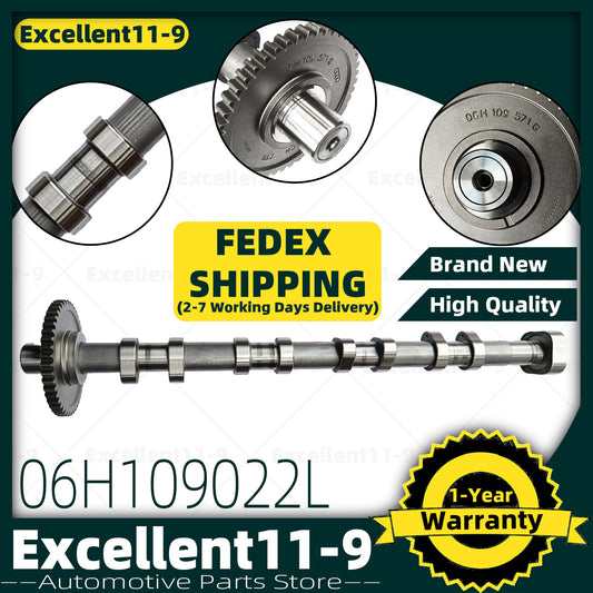 1.8T exhaust camshaft 06H109022L, suitable for Passat CC, for Golf , for Audi A3, A4, A5, TT. n