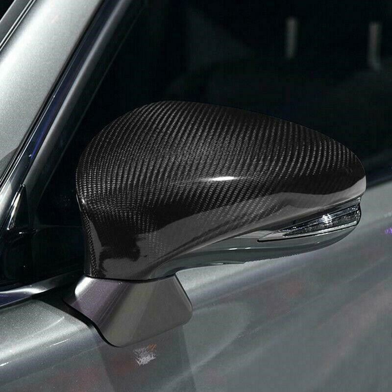 For 13-2018 for Lexus ES350 ES300 Dry Carbon Fiber Side Rearview Mirror Cover Trim2