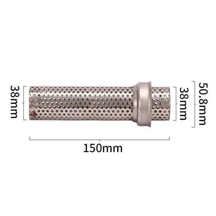 Motorcycle Exhaust Insert Muffler 51mm Tail Tip Vent Pipe Baffle Silencer