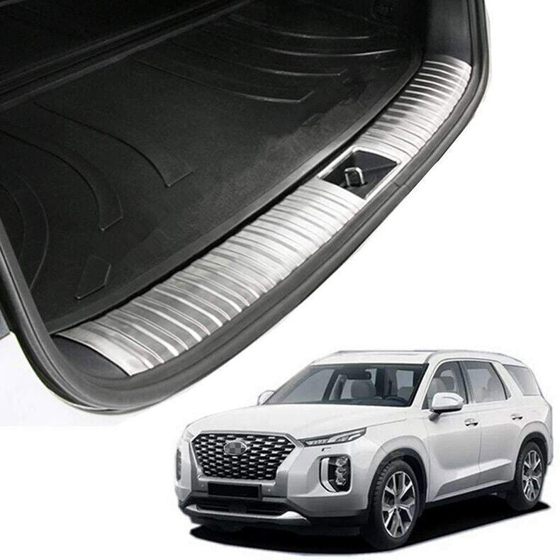 for Hyundai Palisade Stainless steel Rear Bumper Plate Mouldings Trim 20-2022 n