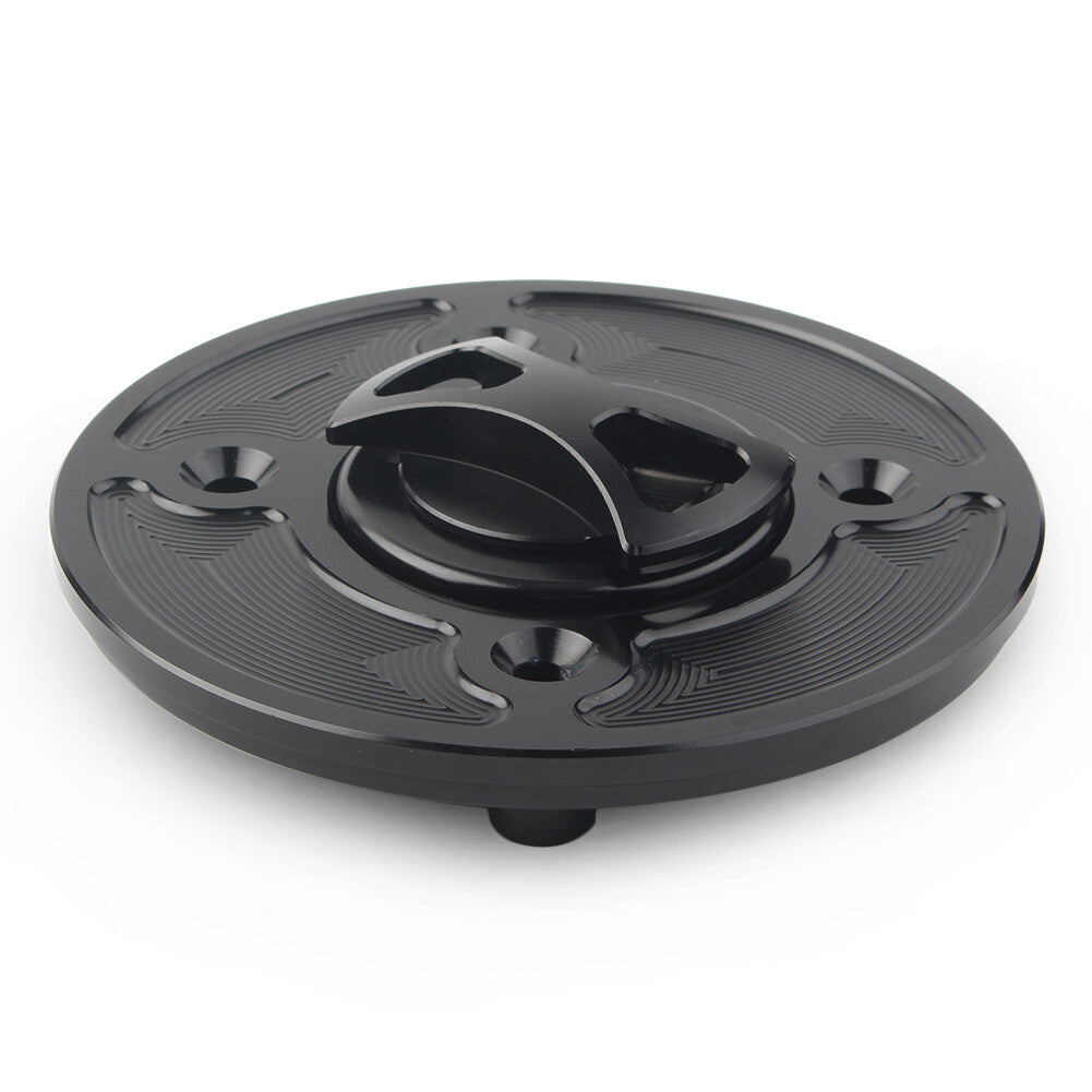 CNC Fuel Gas Tank Cap Cover Keyless fit for Kawasaki 400 650 Z900