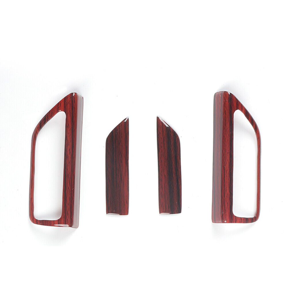 Middle Console Armrest Box Cover Trim Interior Fit for Lexus for ES 2015-17 Red Wood