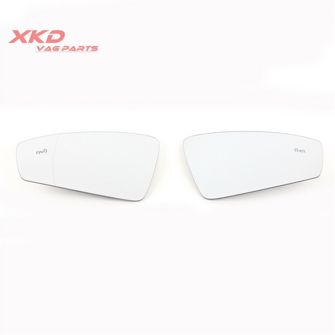 L&R Outside Rearview Mirror Glass Kit Fit for VW for Tiguan Q