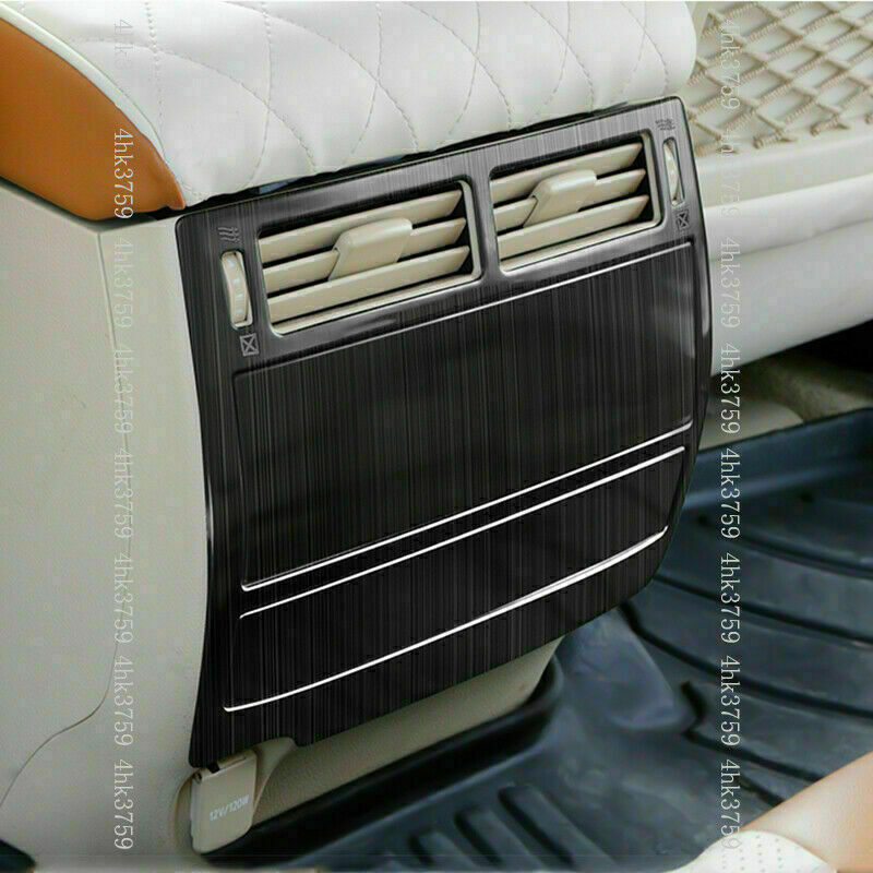 Black titanium Rear Air Vent Outlet Trim Cover for Toyota for Land Cruiser 2016-2021