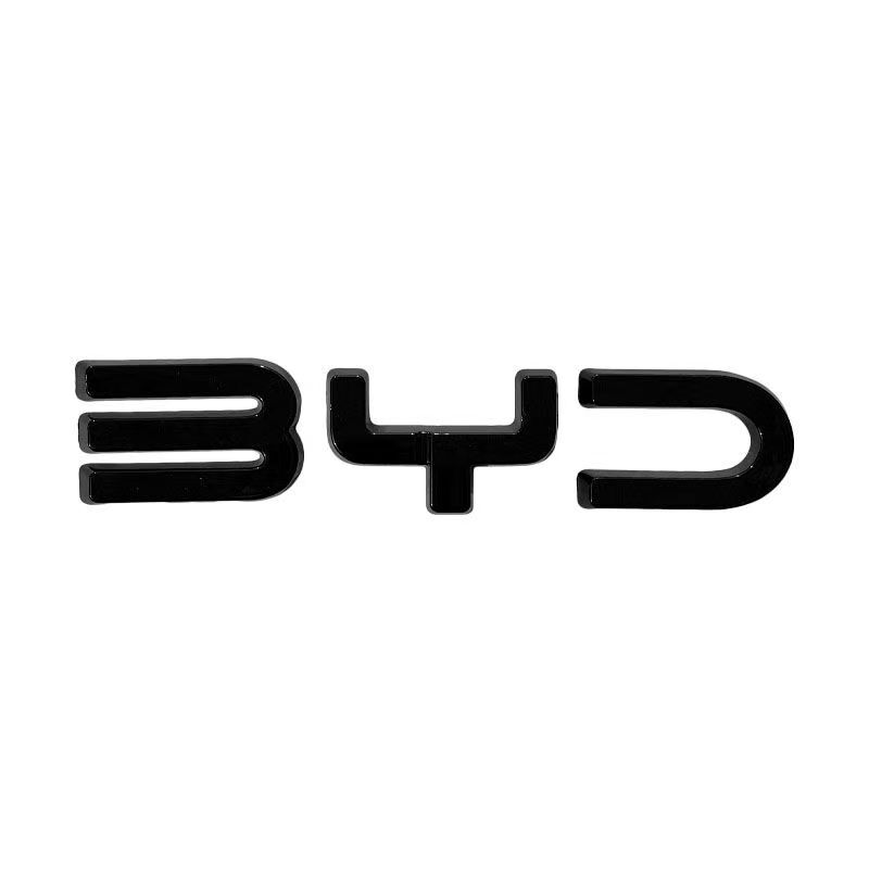 Black Front Grille Logo Emble Cover Trim for BYD Sealion 7 EV 2024 2025