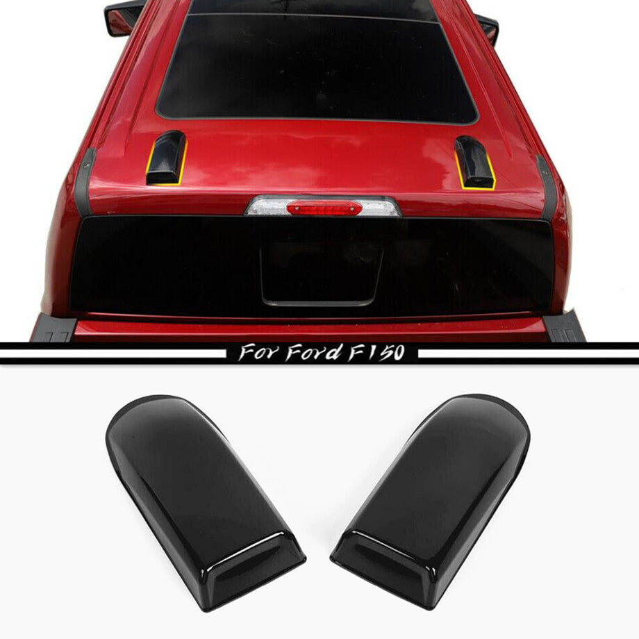 For 2021-2023 F150 Gloss Black Roof Antenna Base Cover Trim Bezel 2P v