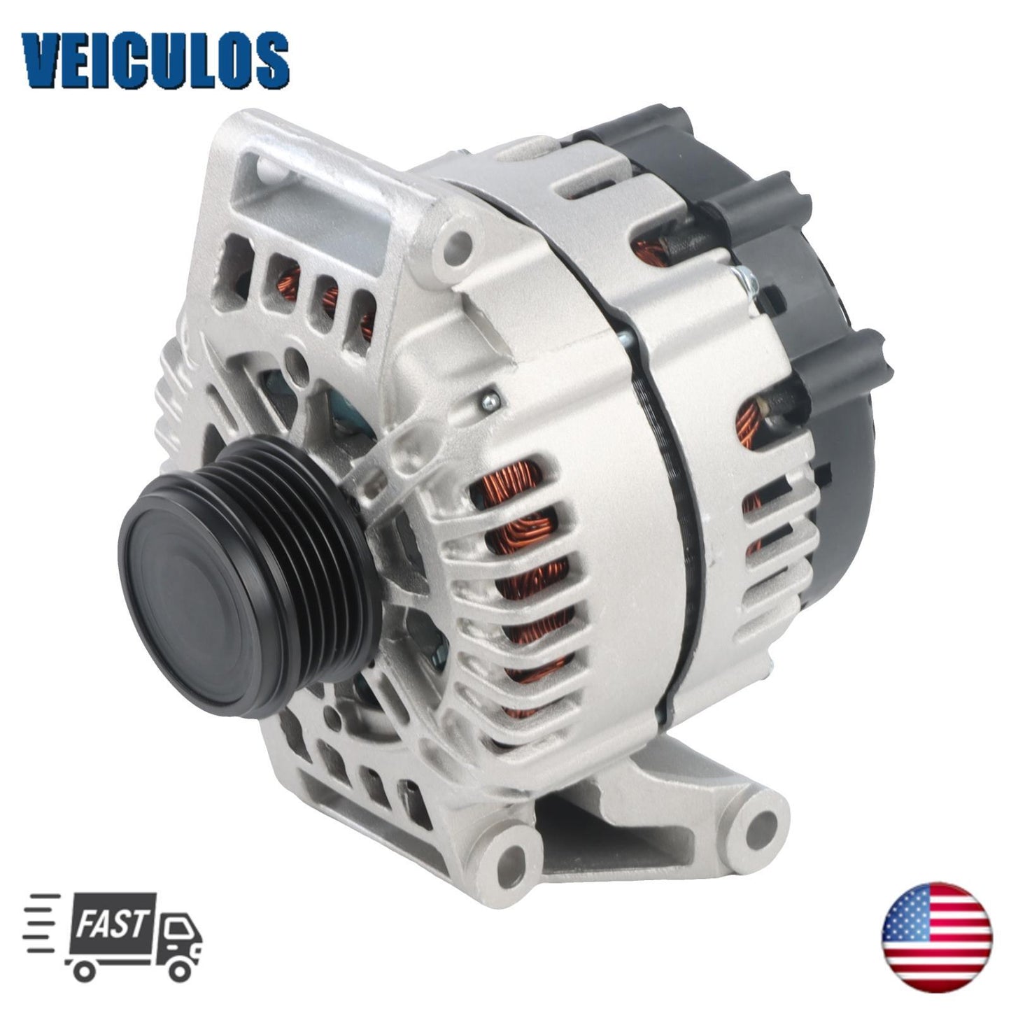 New Alternator for Pontiac G6 L4 2.4L 2006-2008 AVA0062 400-40040 2-11144 12786