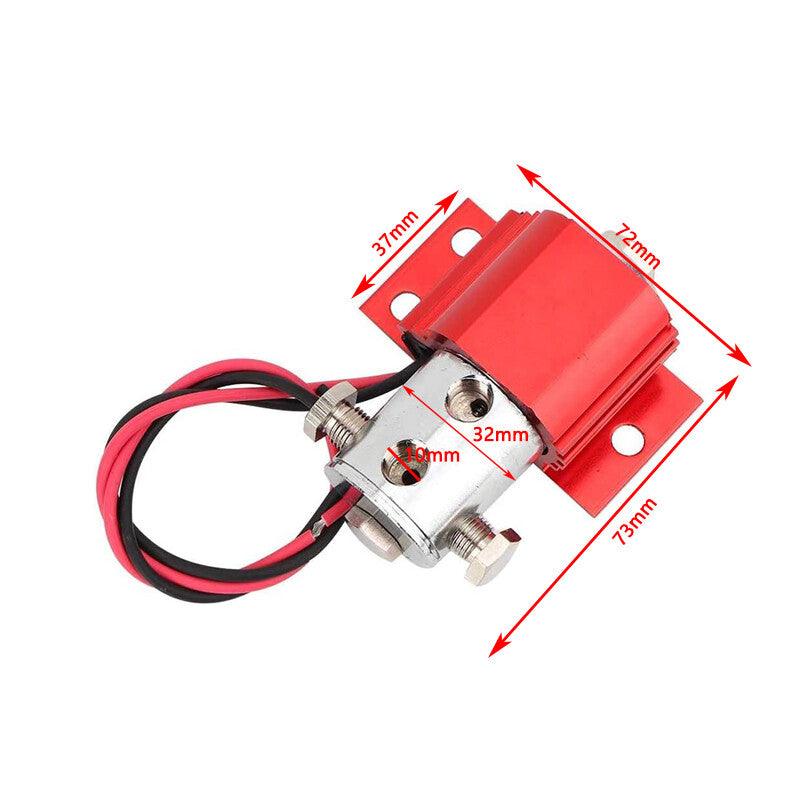 Car Front Brake Line Lock Kit Universal Drag Racing Roll Control Hill Holder Red