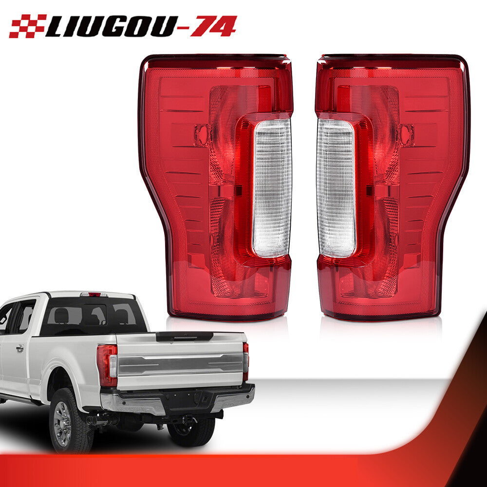 Suitable for 2017-2019 /F350 Super Duty with blind spot red taillights and LED- v