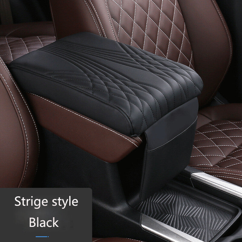Auto Interior Armrest Cushion Cover Center Console Box Protector Memory Cotton v