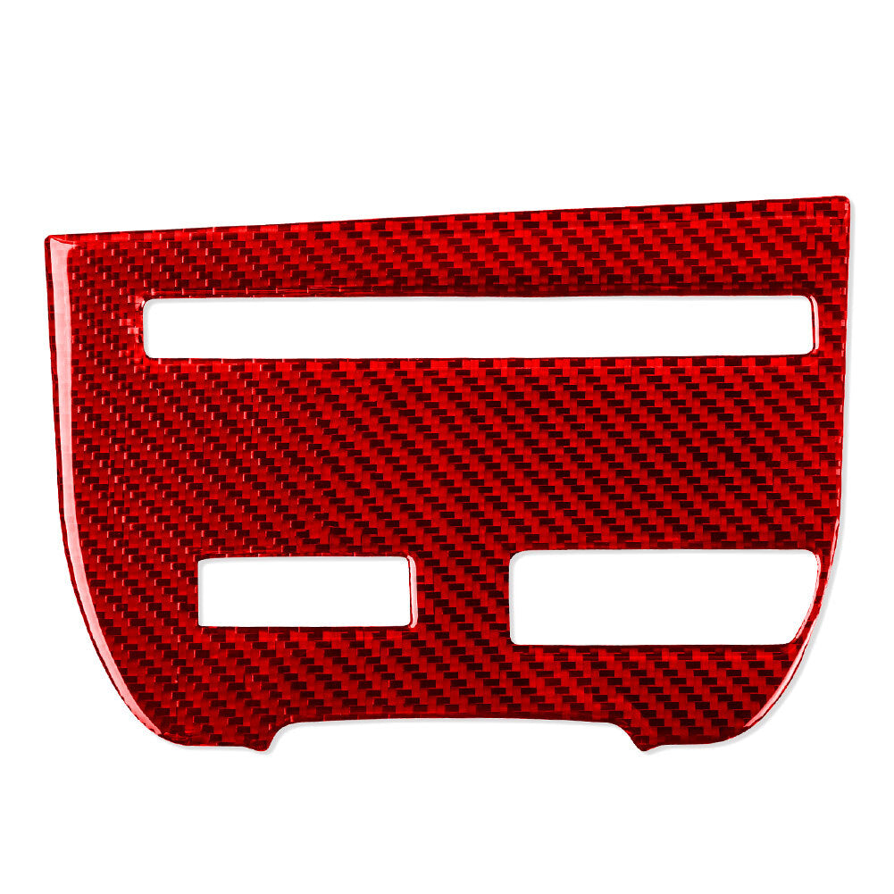 Central Console CD Panel Cover Trim Car for Nissan GTR R35 2008-2016 Red Auto