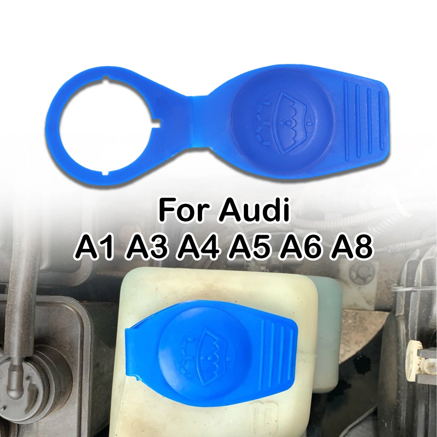 for Audi A1 A3 A4 A5 A6 Windshield Washer Reservoir Fluid Tank Cap Bottle Cover