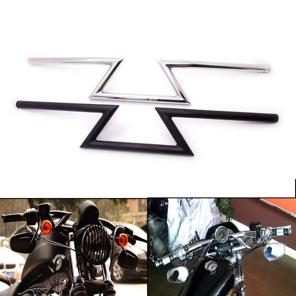 1 25mm Motorcycle Metal Drag Handlebar Z Bars for Harley for Honda for Yamaha for Kawasaki Q