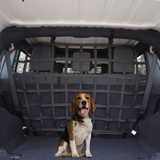 Dog Car Barrier for Jeep for Wrangler JL JK 2011-2024 Cargo Trunk Isolation Net 1PC