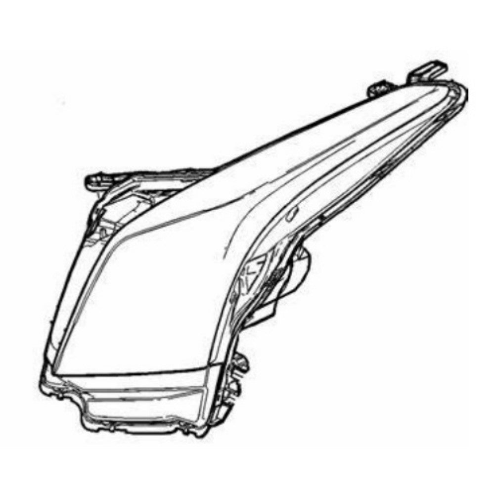 Part # 232363 Headlight L, 1 piece Q
