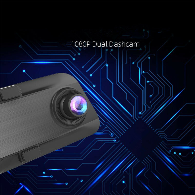 Car Camera 12inch Recorder Dash Cam Rearview Mirror Registrar Parking Monitoring