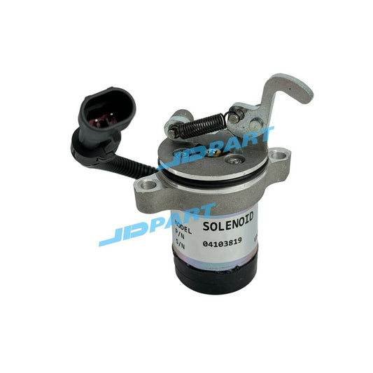 Solenoid valve 0410-3819 is suitable for Deutz F4L1011, F4L2011, F4M1011, and F4M2011 engine parts.