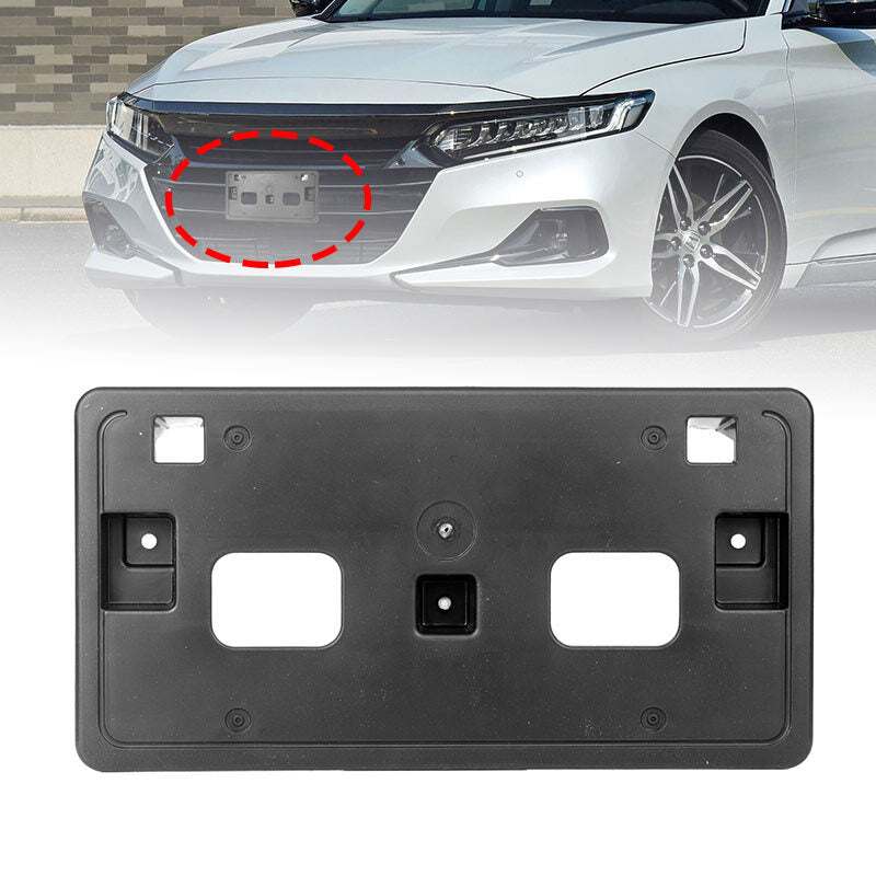 Front License Plate Holder Bracket for Honda Accord 4Dr 2018 2019 2020 2021 2022