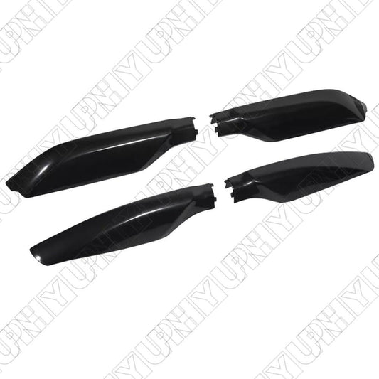 4Pcs Car Roof Rack Rail End Cover Cap Black for Toyota Prado 2010 2011 2012-2018 Q